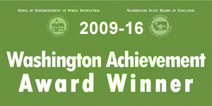 Banner for Washington achievement awards
